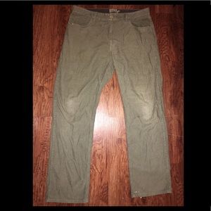 O’Neill olive green corduroy pants men’s 36x34